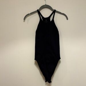 FP Movement by Free People Black Bodysuit